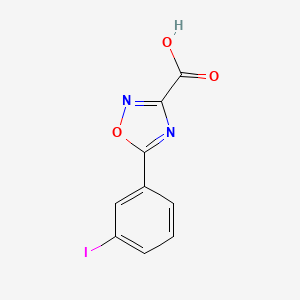 5-(3-Iodophenyl)-1,2,4-oxadiazole-3-carboxylic acid