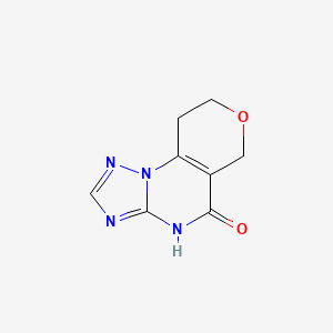 11-Oxa-2,3,5,7-tetraazatricyclo[7.4.0.0,2,6]trideca-1(9),3,5-trien-8-one