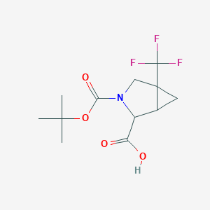 3-[(tert-Butoxy)carbonyl]-5-(trifluoromethyl)-3-azabicyclo[3.1.0]hexane-2-carboxylic acid