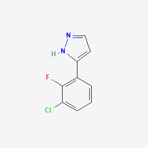 5-(3-chloro-2-fluorophenyl)-1H-pyrazole