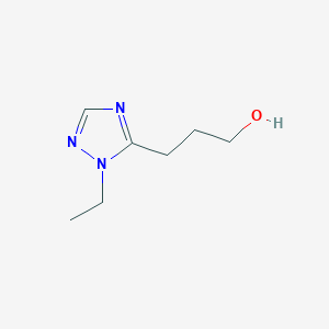 3-(1-ethyl-1H-1,2,4-triazol-5-yl)propan-1-ol