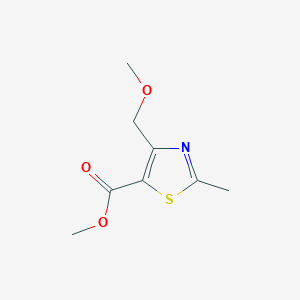 B1327014 Methyl 4-(methoxymethyl)-2-methyl-1,3-thiazole-5-carboxylate CAS No. 1142201-64-6