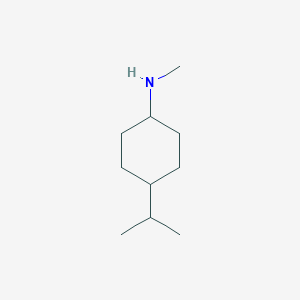 molecular formula C10H21N B13270182 N-methyl-4-(propan-2-yl)cyclohexan-1-amine 