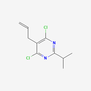 4,6-Dichloro-5-(prop-2-EN-1-YL)-2-(propan-2-YL)pyrimidine