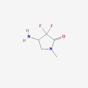 4-Amino-3,3-difluoro-1-methylpyrrolidin-2-one