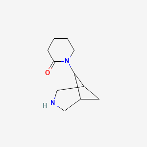 1-{3-Azabicyclo[3.1.1]heptan-6-yl}piperidin-2-one