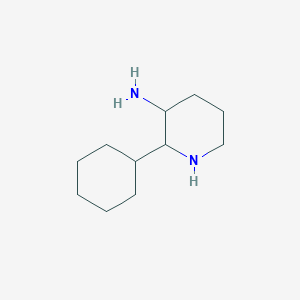 2-Cyclohexylpiperidin-3-amine