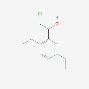 2-Chloro-1-(2,5-diethylphenyl)ethan-1-ol