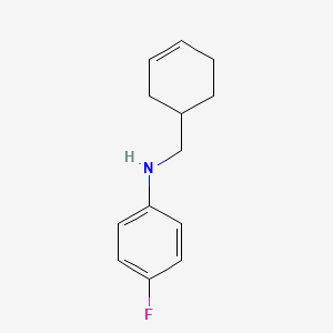 N-(cyclohex-3-en-1-ylmethyl)-4-fluoroaniline