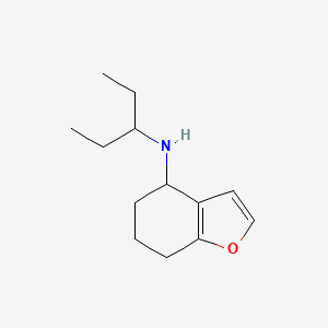 N-(Pentan-3-yl)-4,5,6,7-tetrahydro-1-benzofuran-4-amine