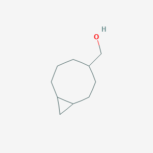 molecular formula C10H18O B13270375 {Bicyclo[6.1.0]nonan-4-yl}methanol 