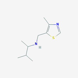 [(4-Methyl-1,3-thiazol-5-yl)methyl](3-methylbutan-2-yl)amine