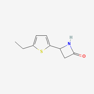 4-(5-Ethylthiophen-2-yl)azetidin-2-one