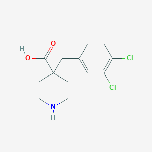 4-[(3,4-Dichlorophenyl)methyl]piperidine-4-carboxylic acid