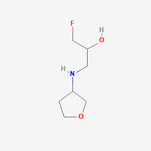 1-Fluoro-3-[(oxolan-3-yl)amino]propan-2-ol