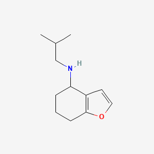 N-(2-methylpropyl)-4,5,6,7-tetrahydro-1-benzofuran-4-amine