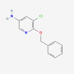 6-(Benzyloxy)-5-chloropyridin-3-amine