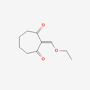 2-(Ethoxymethylidene)cycloheptane-1,3-dione