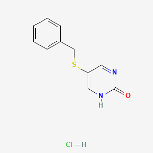 5-(Benzylsulfanyl)-1,2-dihydropyrimidin-2-one hydrochloride