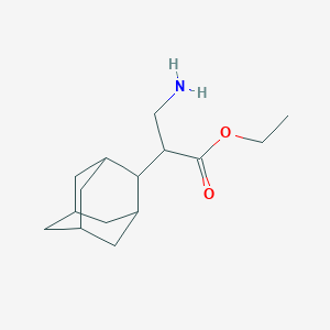 Ethyl 2-(adamantan-2-yl)-3-aminopropanoate