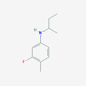 N-(butan-2-yl)-3-fluoro-4-methylaniline