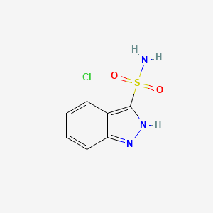 1H-Indazole-3-sulfonamide, 4-chloro-