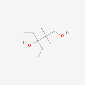 molecular formula C9H20O2 B13270646 3-Ethyl-2,2-dimethylpentane-1,3-diol 