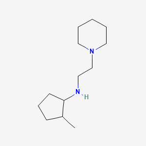 2-Methyl-N-[2-(piperidin-1-yl)ethyl]cyclopentan-1-amine