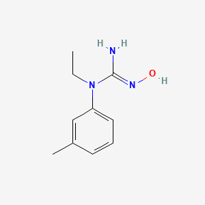 1-Ethyl-2-hydroxy-1-(3-methylphenyl)guanidine