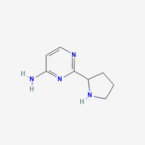 2-Pyrrolidin-2-YL-pyrimidin-4-ylamine