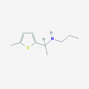 [1-(5-Methylthiophen-2-YL)ethyl](propyl)amine