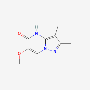 6-Methoxy-2,3-dimethyl-4H,5H-pyrazolo[1,5-a]pyrimidin-5-one