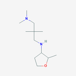 {2,2-Dimethyl-3-[(2-methyloxolan-3-yl)amino]propyl}dimethylamine