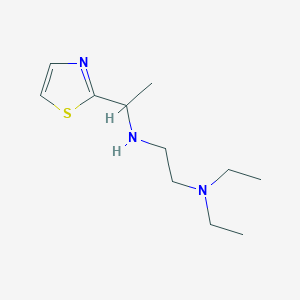 [2-(Diethylamino)ethyl][1-(1,3-thiazol-2-yl)ethyl]amine