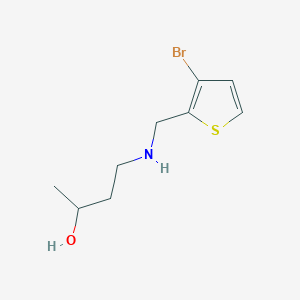 4-{[(3-Bromothiophen-2-yl)methyl]amino}butan-2-ol