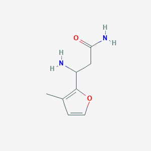 3-Amino-3-(3-methylfuran-2-yl)propanamide