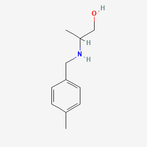 2-{[(4-Methylphenyl)methyl]amino}propan-1-ol