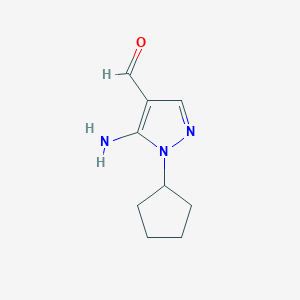 5-Amino-1-cyclopentyl-1H-pyrazole-4-carbaldehyde