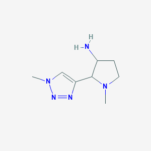 1-Methyl-2-(1-methyl-1H-1,2,3-triazol-4-yl)pyrrolidin-3-amine