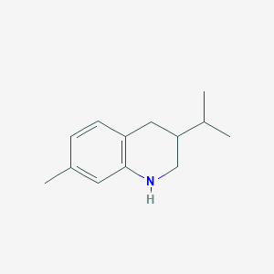 7-Methyl-3-(propan-2-YL)-1,2,3,4-tetrahydroquinoline