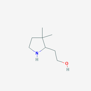 2-(3,3-Dimethylpyrrolidin-2-yl)ethan-1-ol