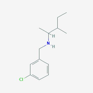 [(3-Chlorophenyl)methyl](3-methylpentan-2-yl)amine