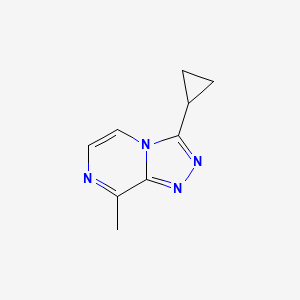 3-Cyclopropyl-8-methyl-[1,2,4]triazolo[4,3-a]pyrazine