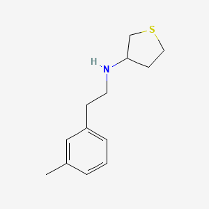 N-[2-(3-methylphenyl)ethyl]thiolan-3-amine