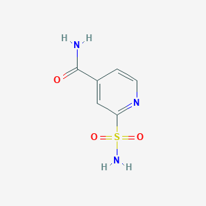 molecular formula C6H7N3O3S B13271027 2-Sulfamoylpyridine-4-carboxamide 