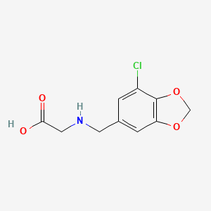 ((7-Chlorobenzo[d][1,3]dioxol-5-yl)methyl)glycine