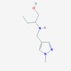 2-{[(1-methyl-1H-pyrazol-4-yl)methyl]amino}butan-1-ol