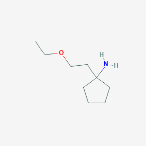 1-(2-Ethoxyethyl)cyclopentan-1-amine