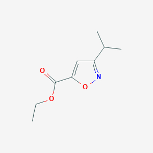 B1327114 Ethyl 3-isopropylisoxazole-5-carboxylate CAS No. 2207-47-8