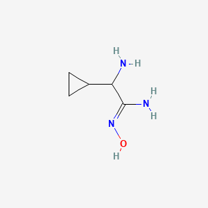 2-amino-2-cyclopropyl-N'-hydroxyethanimidamide